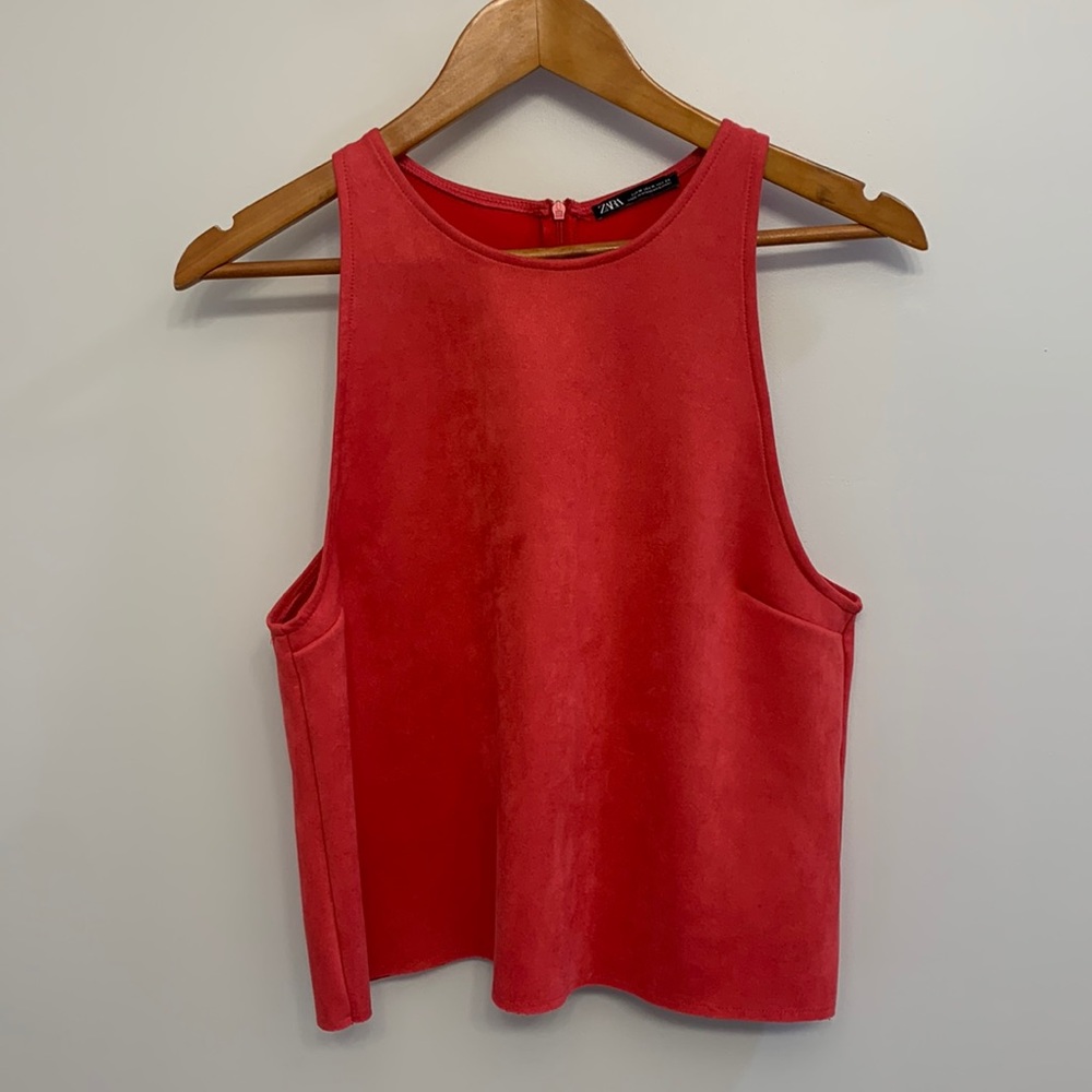 Velvet pink fun top from Zara - bought in Mexico City